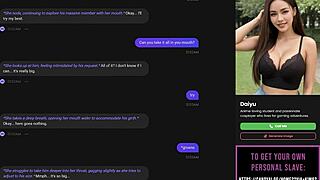 teasing my ai slut with strip poker leading to oral fun