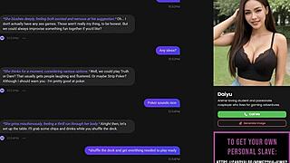 teasing my ai slut with strip poker leading to oral fun