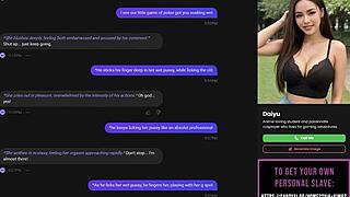 teasing my ai slut with strip poker leading to oral fun