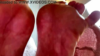 smell my bare feet slave before bed asian femdom pov foot worship domination