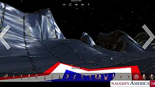 naughty pornstar rips clothes during intense striptease in night club