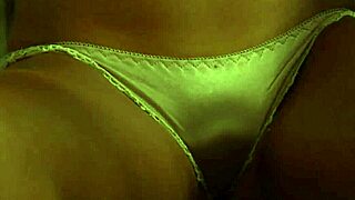 busty lesbian slave trembles as dom mistress kisses and gropes her curves