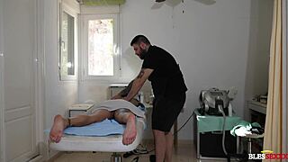 sexy milf gets sensual massage turning into bareback blowjob happy ending