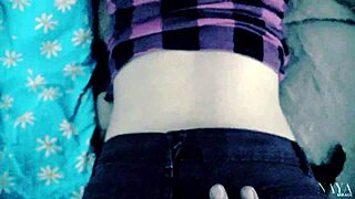 pretty young teen whore gets rough wet pussy pounding in pov from older stud