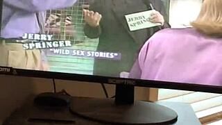jerry springer lesbians kiss and heat up wildly