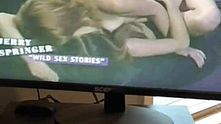 jerry springer lesbians kiss and heat up wildly