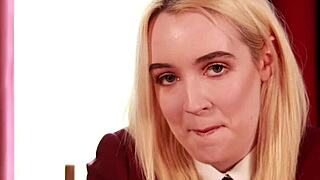 oi british student slut flash your upskirt tits for my joi now