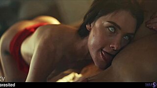 Girl chats up friend for intense scissoring squirt session trailer