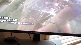 jerry springer lesbians kiss and heat up wildly