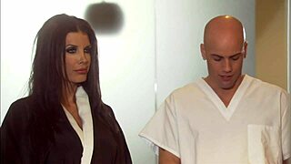 Blonde big tits mature mom fucked in stockings