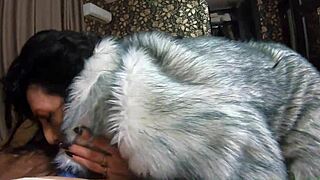 milfycalla's fetish blowjobs rough sex in fur coats