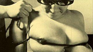 Vintage London Shadows: Bound Sixties Babe Gangbanged Hard