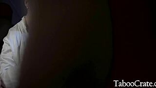 imagine teen slut riding old man's cock while milf watches on holiday getaway