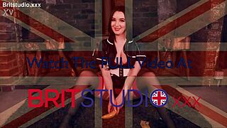 hey let this british nurse show condom wank on your cock