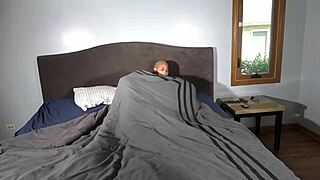 Home alone craving that intense ebony lesbian strapon pounding