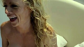 wow big tit party slut craves threesome pounding and cum