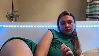 i get so horny masturbating sexy in bathroom as student