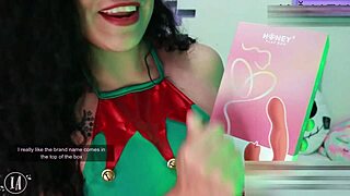 Agatha Dolly Unboxes G-Spot Vibrator Clit Licker for Squirting Toy Play