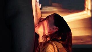 Screaming redhead begs for double facial cum blast now?