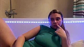 i get so horny masturbating sexy in bathroom as student