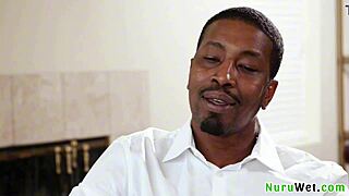 sexy blonde kenzie taylor naked nuru massage big tits black cock