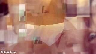 This naughty 18+ british girl sneaks a steamy handjob to a stranger right at the crowded train station