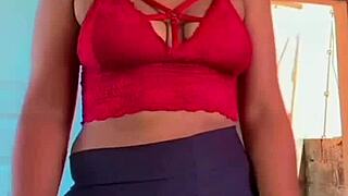 big ass cheeks marked by tight panties