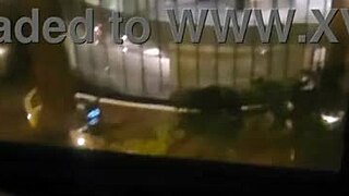 yo i'm rubbing my clit publicly right by this hotel window so exposed