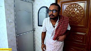 Desi maid's tight pussy begs for rough pounding, keep it from wife