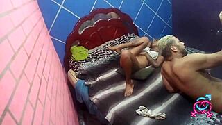 Casual chat turns into cozy home fun evening