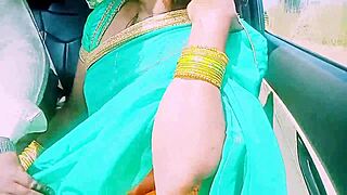 Desi Housewife Risks Car Fuck with Stranger Dirty Telugu Talk?