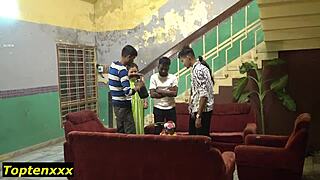 crazy hot wife flashes juicy tits and wet pussy at birthday party turning erotic wild