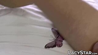 gilf lacey starr bounces on fan cock for facial cumshot