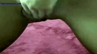 Nerdy Brunette Teen Fingers Ass and Pussy on Live Webcam Show
