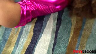 Ebony pleases mature man 😍