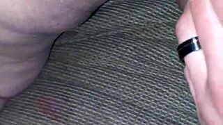 I cherish my amateur BBW wife's homemade intimate moments with her