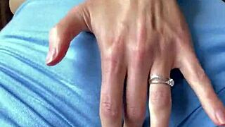 Charlotte Star's gym shorts soaked in orgasmic pussy squirt!