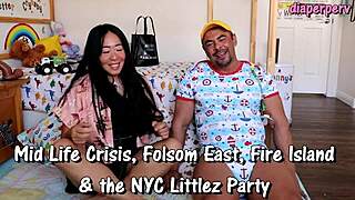 damn my nyc birthday trip to folsom east got so kinky with ripped clothes party