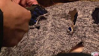 Ayaka Minamino Begs Cock Through Ripped Pants