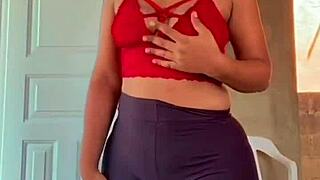 big ass cheeks marked by tight panties