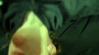 He pumps massive creampie deep inside wife's soaked pussy lips