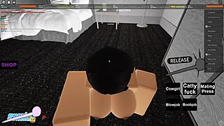 Raw whore unleashes roblox porn frenzy!