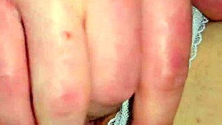 He pumps massive creampie deep inside wife's soaked pussy lips