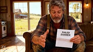 Punished ranch girl endures hard spanking caning