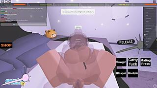 Raw whore unleashes roblox porn frenzy!