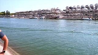 Mary's boiling Italian curves explode at Cap d'Agde