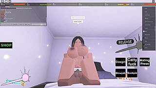 Raw whore unleashes roblox porn frenzy!