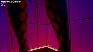 Heart Racing from Redhead's Sensual Striptease Teasing Big Tits Seduction