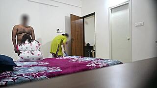 telugu maid hema watches intense fucking