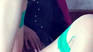 Mature Stocking Wife Crystal Dildo Orgasm High